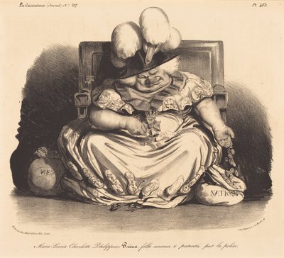 Marie-Louise-Charlotte-Philippinepairie von Honoré Daumier