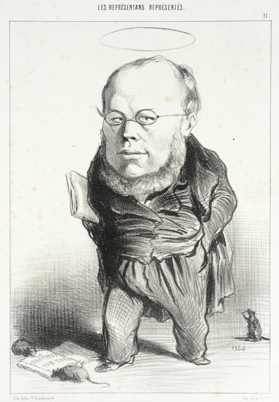 Proudhon von Honoré Daumier