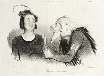 Rodrigue, hast du Herz? (Le Cid) von Honoré Daumier