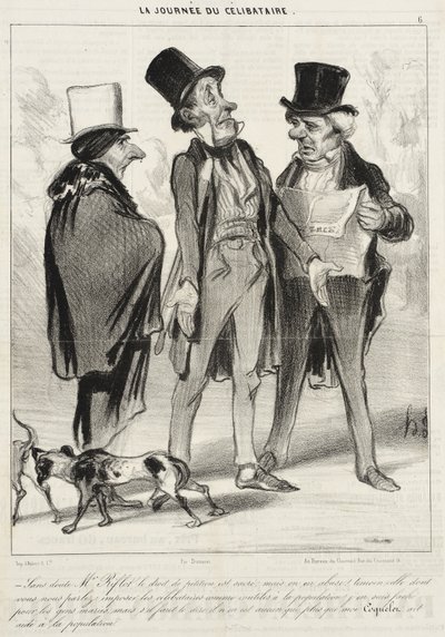 Wahrscheinlich Herr Riflot das Recht... von Honoré Daumier
