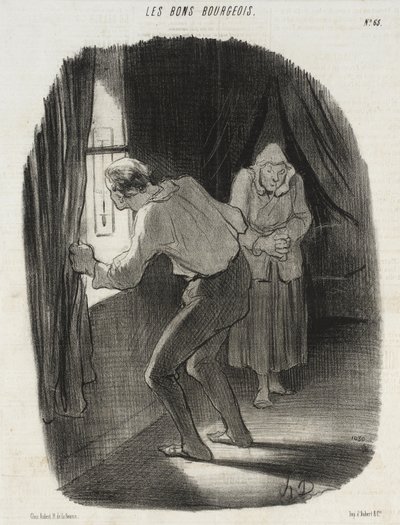 Sechs Grad unter Null...Ah! ich wundere mich nicht mehr... von Honoré Daumier