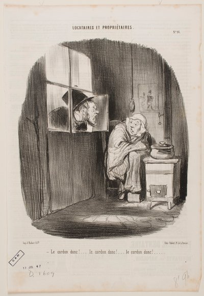 Das Seil dann!... von Honoré Daumier