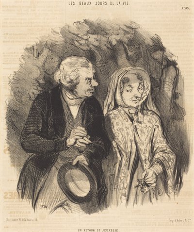 Eine Rückkehr der Jugend von Honoré Daumier