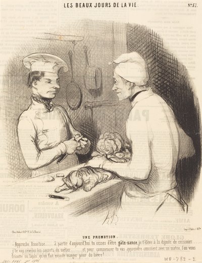 Eine Beförderung von Honoré Daumier
