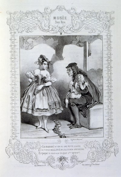 Illustrationen über Ideen und Legenden von Philipon unter dem Titel Les Cent und Robert Macaire von Honoré Daumier