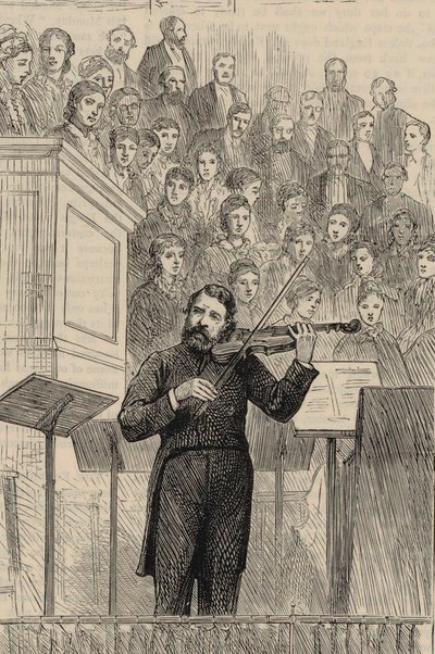 Porträt des Geigers und Komponisten Joseph Joachim 1831-1907, 1877 von Horace Harral