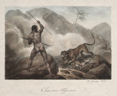 Afrikanischer Jäger von Horace Vernet