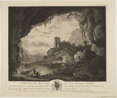 Fischen im Mondlicht von Horace Vernet
