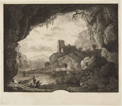 Fischen im Mondlicht von Horace Vernet