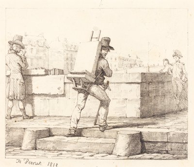 Frontispiz für das Portfolio "Croquis Lithographiques par H. Vernet" von Horace Vernet
