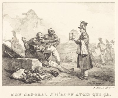 Mein Korporal, ich konnte nicht mehr als das von Horace Vernet