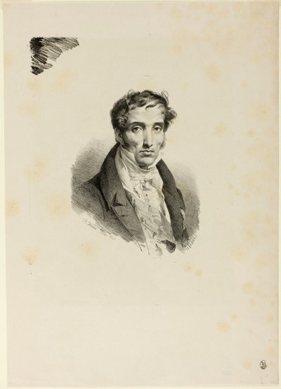 Porträt von Pierre Guérin von Horace Vernet