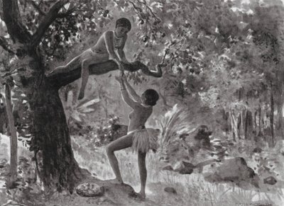 Der frühe Morgen des Lebens, Das tägliche Brot (Lithografie) von Horace van Ruith