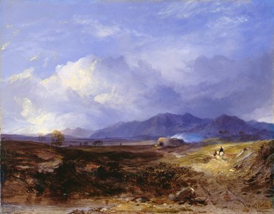 Eine Viehstraße in den westlichen Highlands, um 1850 von Horatio McCulloch