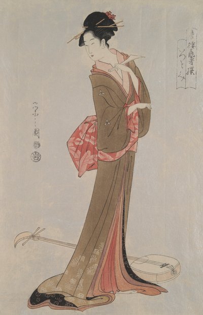 Die Geisha Itsutomi: Ausgewählte Geishas aus den Vergnügungsvierteln von Hosoda Eishi