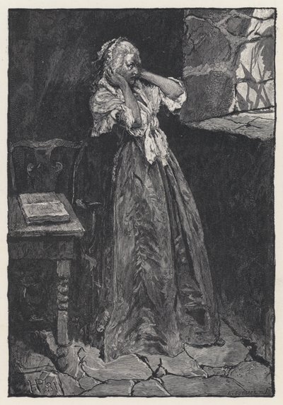 Marie Antoinette im Gefängnis im Turm des Tempels von Howard (after) Pyle