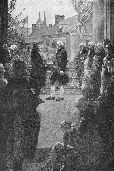 Die Einweihung, graviert von Francis Scott King, Illustration aus 