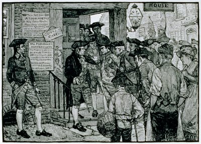 Der Mob versucht, einen Stempelbeamten zum Rücktritt zu zwingen, aus Harper