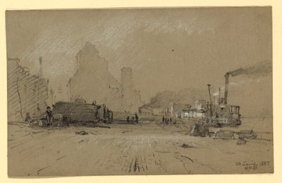 Am Mississippi in St. Louis von Howard Russell Butler