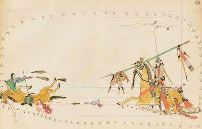 Heulender Wolf und ein anderer Krieger, 1874-75 von Howling Wolf