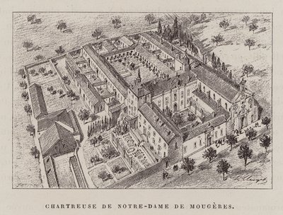 Chartreuse De Notre-Dame De Mougeres von Hubert Clerget