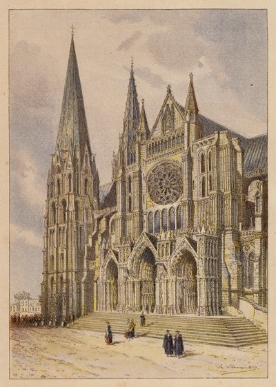 Notre-Dame de Chartres von Hubert Clerget