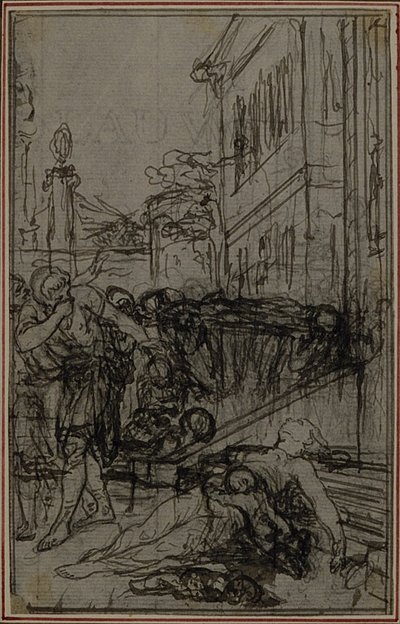 Studie für die Vignette von Lucretius
