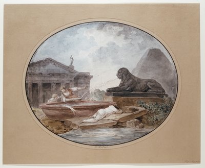 Architekturcapriccio von Hubert Robert