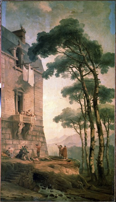 Die Musiker von Hubert Robert