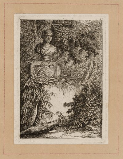 Platte Zwei aus Abende in Rom von Hubert Robert