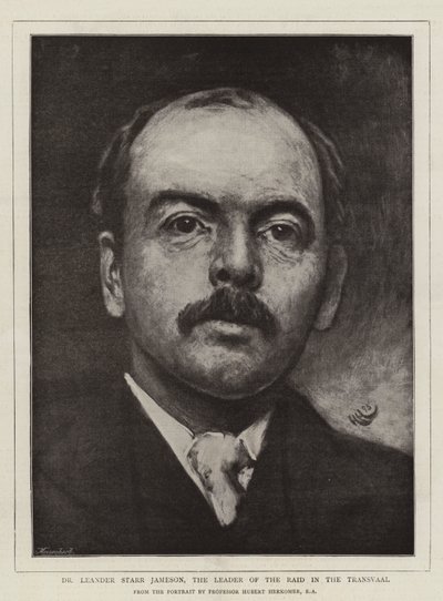 Dr. Leander Starr Jameson, der Anführer des Überfalls im Transvaal von Hubert von Herkomer