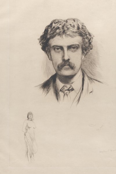 Porträt von Cecil Lawson, 1882 von Hubert von Herkomer