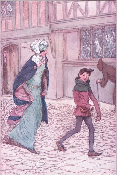 "Ich würde lieber, wahrlich, vor dir hergehen wie ein Mann, als ihm folgen wie ein Zwerg", Illustration aus 