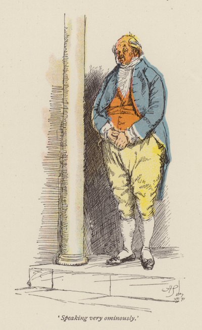 Illustration für Cranford von Mrs. Gaskell von Hugh Thomson