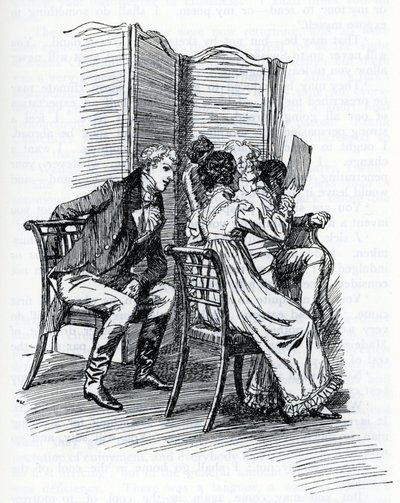 Illustration für "Emma" von Jane Austen. Von Hugh Thomson von Hugh Thomson