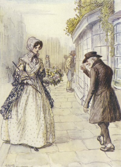 Illustration für Janets Reue von George Eliot von Hugh Thomson