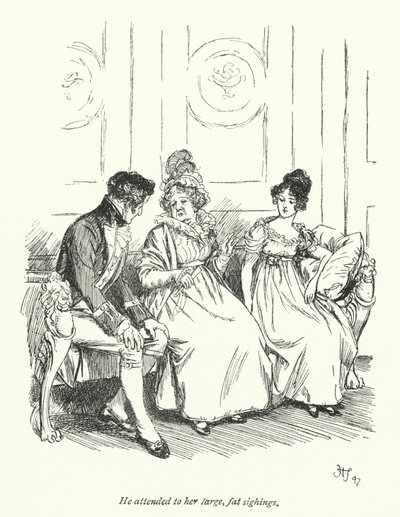 Illustration für Überredung von Jane Austen von Hugh Thomson