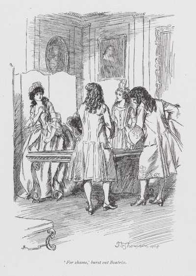 Illustration für Die Geschichte von Henry Esmond von William Makepeace Thackeray von Hugh Thomson