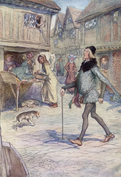 Illustration für Die Lustigen Weiber von Windsor von Hugh Thomson