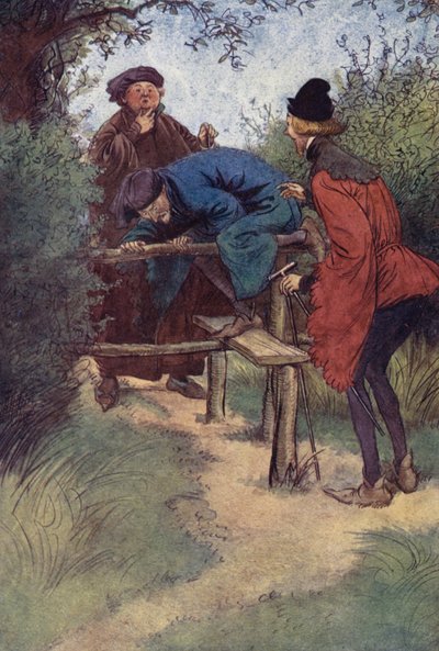 Illustration für Die lustigen Weiber von Windsor von Hugh Thomson