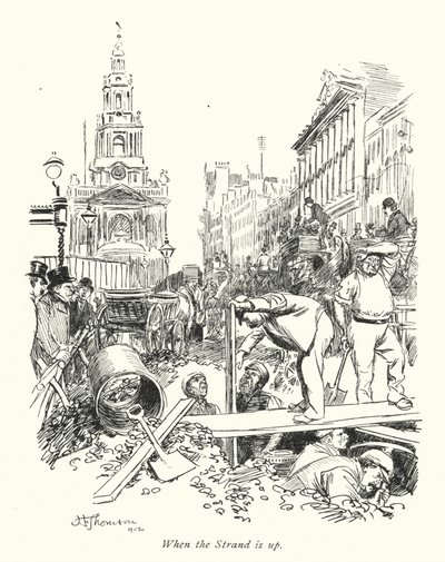 London: Wenn der Strand aufgerissen ist von Hugh Thomson