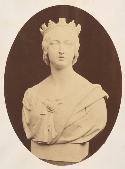 Kopie einer Büste Ihrer Majestät Königin Victoria, von Joseph Durham, Esq. F.S.A., 1857 von Hugh Welch Diamond