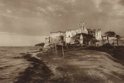 Mexiko: Campeche, Ruine des Klosters San Francisco von Hugo Brehme
