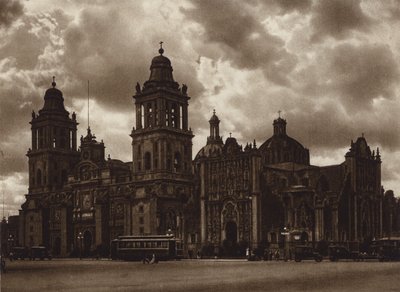 Mexiko: Hauptstadt Mexiko, Die Kathedrale von Hugo Brehme