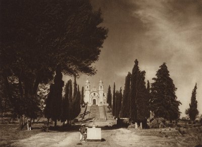 Mexiko: Cholula, Kirche von Guadalupe von Hugo Brehme