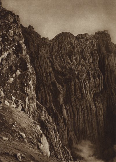 Mexiko: Der Krater des Popocatepetl von Hugo Brehme