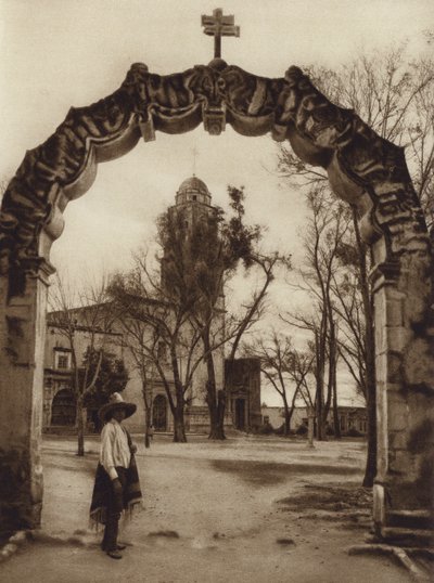 Mexiko: Kirche von Acambaro, Bundesstaat Michoacan von Hugo Brehme