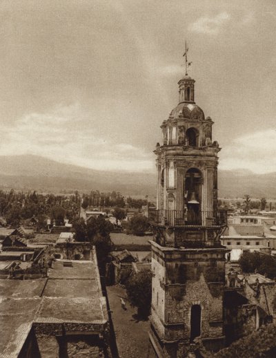 Mexiko: Kirche von Xochimilco von Hugo Brehme