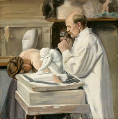 Porträt von Viktor Malmberg von Hugo Simberg