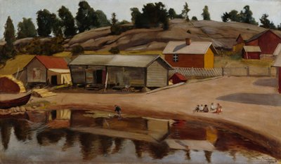 Küstenansicht von Koivisto von Hugo Simberg